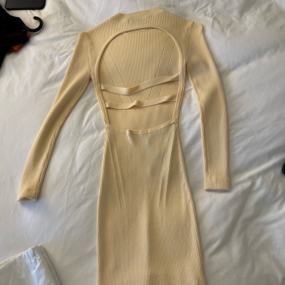 Manning cartel ribbed mini dress